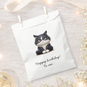 Sachets En Papier Grumpy cat Joyeux anniversaire