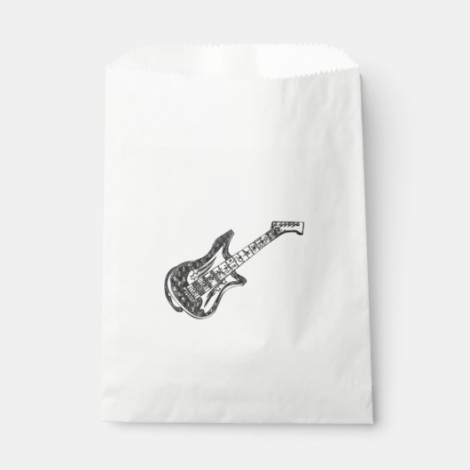 Sachets En Papier Guitare électrique (Devant)