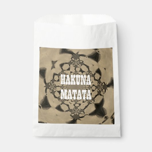Sachets En Papier Hakuna Matata (Devant)