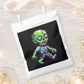 Sachets En Papier Halloween 8 bits drôle zombie (Coupé)