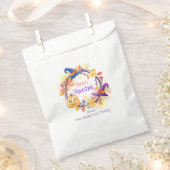 Sachets En Papier Halloween - Aquarelle Wreath "Happy Hauny" (Coupé)