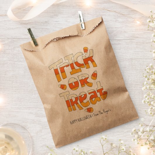 Sachets En Papier Halloween Baguette ou Baguette de bonbons (Coupé)