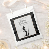 Sachets En Papier Halloween Black Starburst Witch (Coupé)