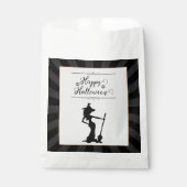 Sachets En Papier Halloween Black Starburst Witch (Devant)