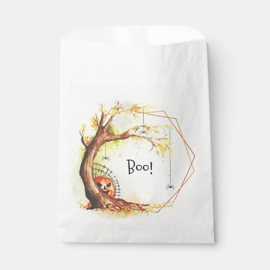 Sachets En Papier Halloween Boo (Devant)