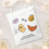 Sachets En Papier Halloween Boo | Candy Design Moderne (Coupé)