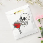 Sachets En Papier halloween café boire crâne squelette rouge (Scellé)
