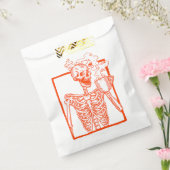 Sachets En Papier halloween café boire squelette orange (Scellé)