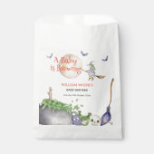 Sachets En Papier Halloween Cauldron Baby brasse une douche (Devant)