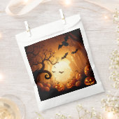Sachets En Papier Halloween/chauve-souris/Citrouille/automne (Coupé)