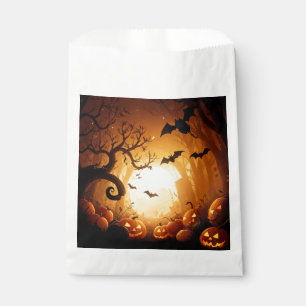 Sachets En Papier Halloween/chauve-souris/Citrouille/automne