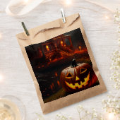 Sachets En Papier Halloween/Citrouille/Automne (Coupé)