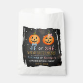 Sachets En Papier Halloween Citrouille Genre Revela Party (Devant)