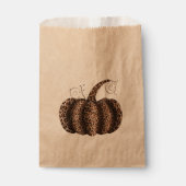 Sachets En Papier Halloween Citrouille Plaid Leopard automne Thanksg (Devant)