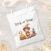 Sachets En Papier Halloween Citrouille Sweet Traitements - Favoriser (Coupé)