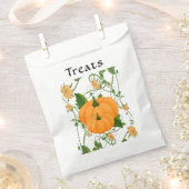 Sachets En Papier Halloween Citrouilles Automne Fête Thankesgiving (Coupé)