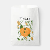 Sachets En Papier Halloween Citrouilles Automne Fête Thankesgiving (Devant)