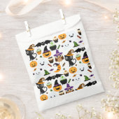 Sachets En Papier Halloween Citrouilles et plus (Coupé)