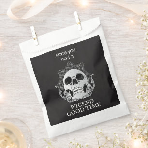 Sachets En Papier Halloween crâne Wicked Bon Temps Traite