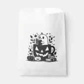 Sachets En Papier Halloween de livre (Devant)