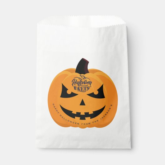 Sachets En Papier Halloween éffrayant et tendance (Devant)