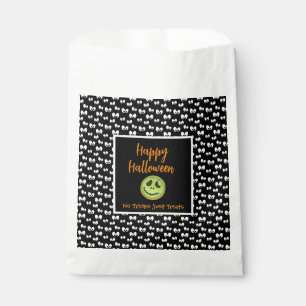 Sachets En Papier Halloween éffrayants yeux vert cookie pas de tours