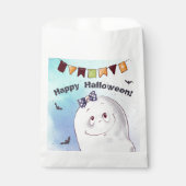Sachets En Papier Halloween fantôme mignon (Devant)