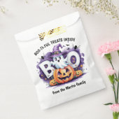 Sachets En Papier Halloween Fantôme ou traitement (Scellé)