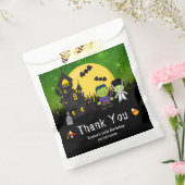 Sachets En Papier Halloween Fête Monstres Vert (Scellé)