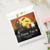 Sachets En Papier Halloween Fête Sorcière Ghost Orange (Scellé)