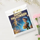 Sachets En Papier HALLOWEEN ~ Garçon et Squelette ~ (Scellé)