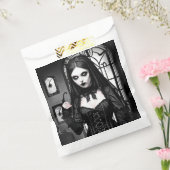 Sachets En Papier Halloween gothique noir et blanc (Scellé)