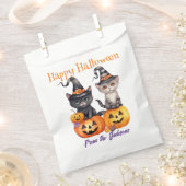 Sachets En Papier Halloween heureux et personnalisé | KITTENS & CITR (Coupé)