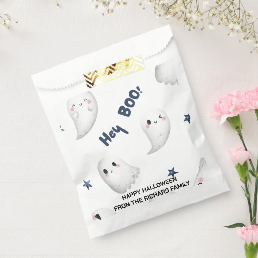 Sachets En Papier Halloween Hey Boo | Candy Design Moderne (Scellé)