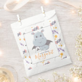 Sachets En Papier Halloween Hippopotamus Little Boo Baby shower (Coupé)