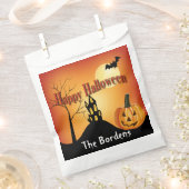 Sachets En Papier Halloween Jack O'Lantern et Haunted House (Coupé)