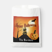 Sachets En Papier Halloween Jack O'Lantern et Haunted House (Devant)