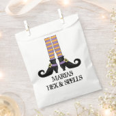 Sachets En Papier Halloween jolie sorcière lunaire simples bas (Coupé)