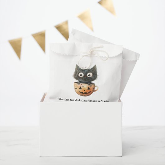 Sachets En Papier Halloween Merci Spell (Fête)
