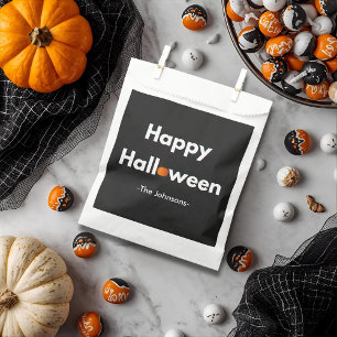 Sachets En Papier Halloween minimaliste moderne - Personnalisé