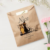 Sachets En Papier Halloween Naughty ou Nice Favoriser Sac - Nice (Scellé)