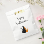 Sachets En Papier Halloween Party Cute Cats Black Orange (Scellé)