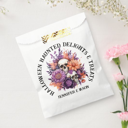 Sachets En Papier Halloween Plats et Traitements (Scellé)