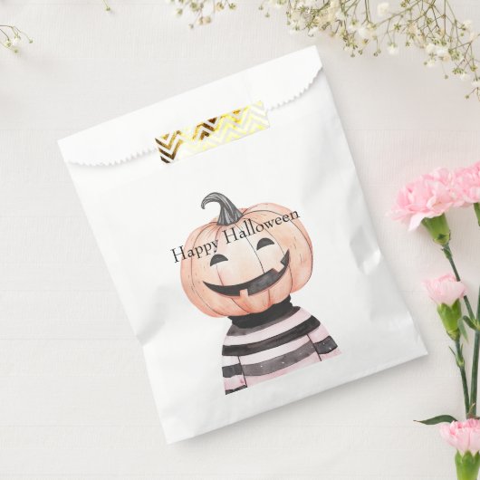 Sachets En Papier Halloween Pumpkin Head in T Shirt  (Scellé)
