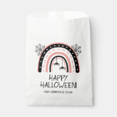 Sachets En Papier Halloween rose Boho arc-en-ciel (Devant)