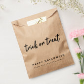 Sachets En Papier Halloween Rustique Kraft | Bonbons à bonbons ou à  (Scellé)