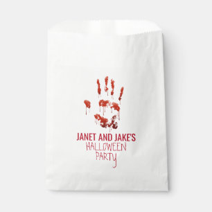Sachets En Papier Halloween sanglante