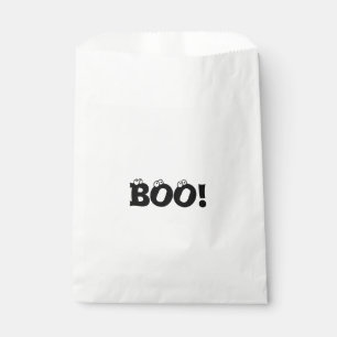 Sachets En Papier Halloween Scary Boo ! les yeux traitent ou trompen