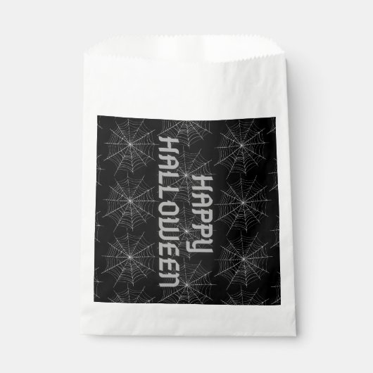 Sachets En Papier Halloween Spiderweb (Devant)