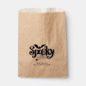 Sachets En Papier Halloween Spiderweb éffrayant (Devant)